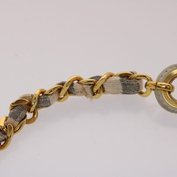 Chanel Matelassé White Canvas Shoulder Bag (Pre-Owned) - Picture 15 of 16